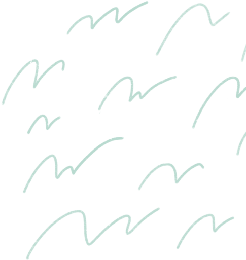 a decorative squiggly line