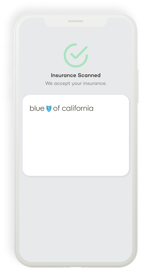 Scan your insurance card with your phone.